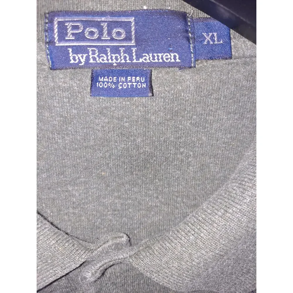 Polo by Ralph Lauren Long Sleeve Polo with Front Pocket Size‎ XL